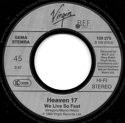 Heaven 17 : Temptation (7", Single)