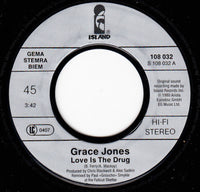 Grace Jones : Love Is The Drug (7", Single)