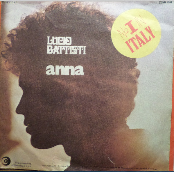 Lucio Battisti : Emozioni  (7", Mono)