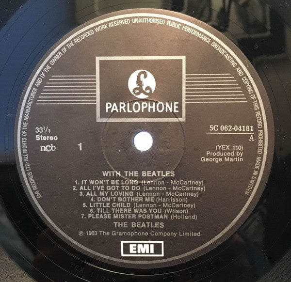 The Beatles : With The Beatles (LP, Album, RE)
