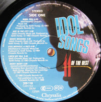 Billy Idol : Billy Idol Songs (11 Of The Best) (LP, Comp)