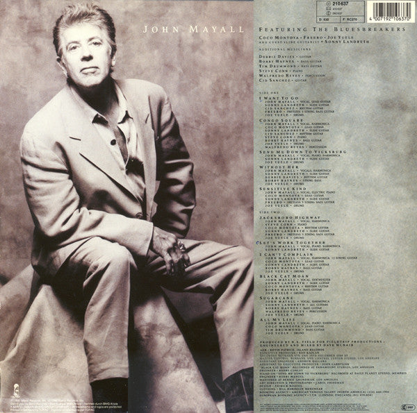 John Mayall Featuring The Bluesbreakers* : A Sense Of Place (LP, Album)