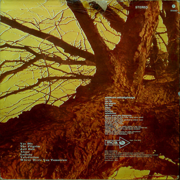 Wishbone Ash : Pilgrimage (LP, Album, RE)