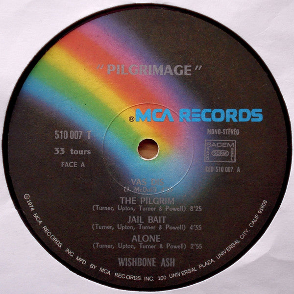Wishbone Ash : Pilgrimage (LP, Album, RE)