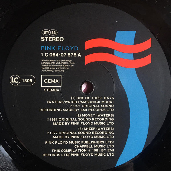 Pink Floyd : A Collection Of Great Dance Songs (LP, Comp)