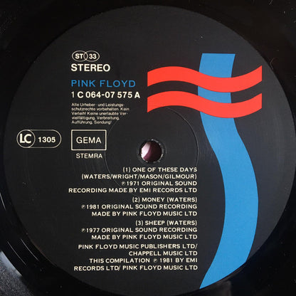 Pink Floyd : A Collection Of Great Dance Songs (LP, Comp)