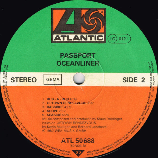 Passport (2) : Oceanliner (LP, Album)
