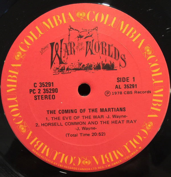 Jeff Wayne : Jeff Wayne's Musical Version Of The War Of The Worlds (2xLP, Album, Gat)