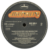 The Alan Parsons Project : Tales Of Mystery And Imagination (Edgar Allan Poe) (LP, Album, RE, RM, Gat)