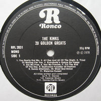 The Kinks : 20 Golden Greats (LP, Comp, Mono)