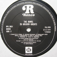 The Kinks : 20 Golden Greats (LP, Comp, Mono)