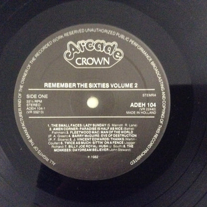 Various : Remember The 60's (Volume 2) (2xLP, Comp)