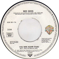 Bee Gees : You Win Again (7", Single)