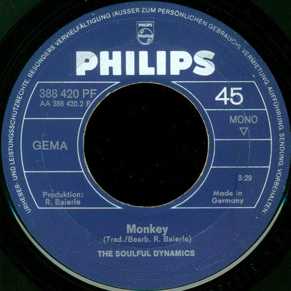 The Soulful Dynamics* : Mademoiselle Ninette (7", Single, Mono)