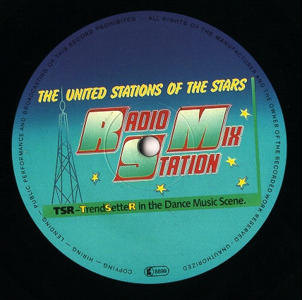 Various : The United Stations Of The Stars - Radio Mix Station (12", Mixed, Smplr)