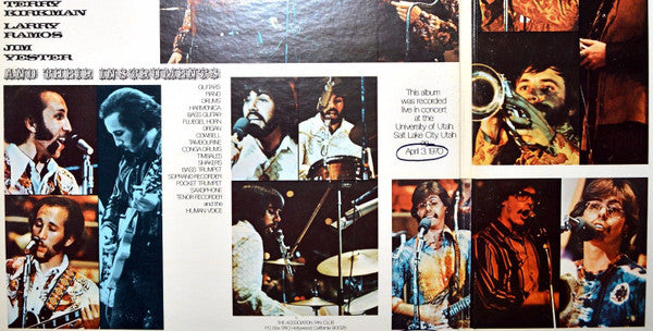 The Association (2) : "Live" (2xLP, Album, Promo, Gat)