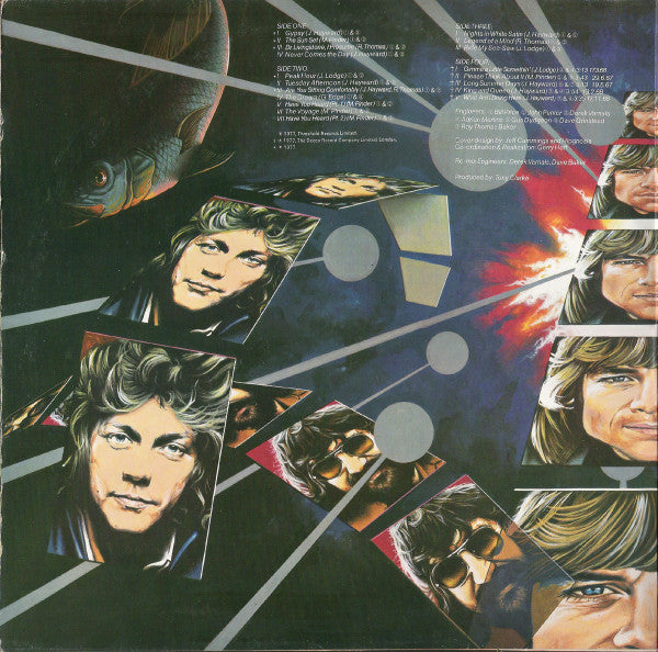 The Moody Blues : Caught Live +5 (2xLP, Album, Gat)