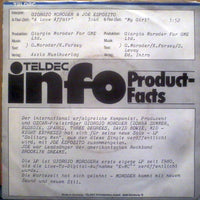 Giorgio Moroder & Joe Esposito : A Love Affair (7", Single, Promo)