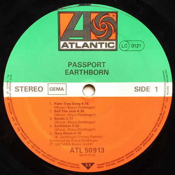 Passport (2) : Earthborn (LP, Album)