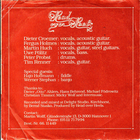 Head Over Heels (4) : Coming Home (7", Single)