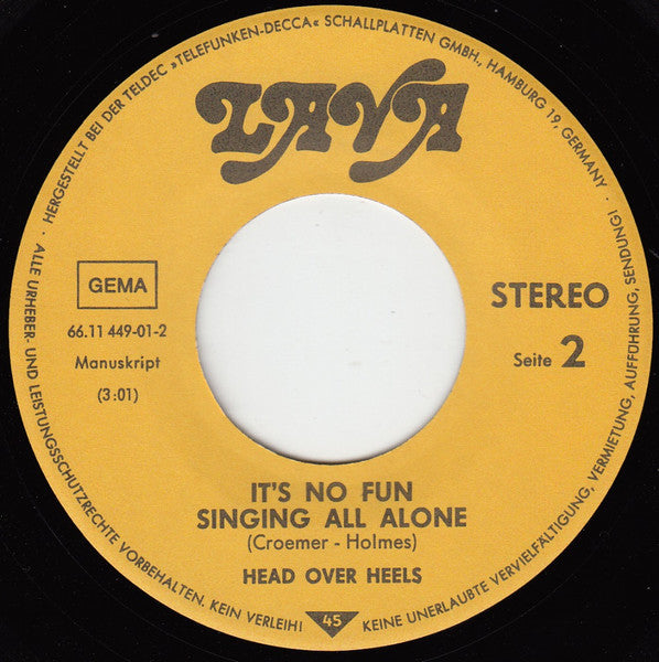 Head Over Heels (4) : Coming Home (7", Single)