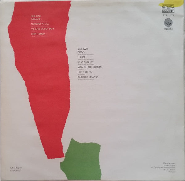 Genesis : Abacab (LP, Album, Blu)
