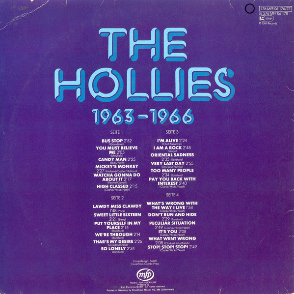 The Hollies : 1963-1966 (2xLP, Comp, Gat)