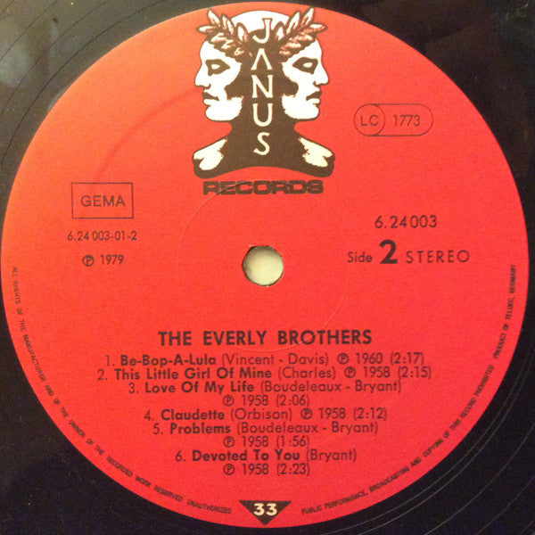 Everly Brothers : The Everly Brothers (LP, Comp)