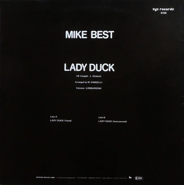 Mike Best : Lady Duck (12")
