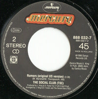 Timex Social Club : Rumors (7", Single)