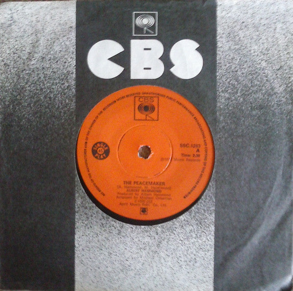 Albert Hammond : The Peacemaker (7", Single)