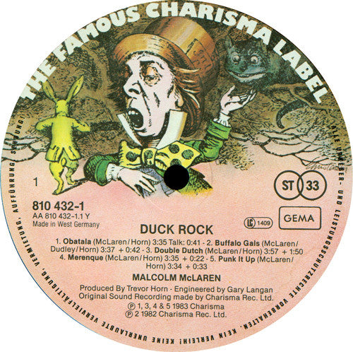 Malcolm McLaren : Duck Rock (LP, Album)