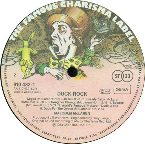 Malcolm McLaren : Duck Rock (LP, Album)