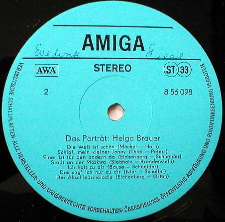 Helga Brauer : Das Porträt: Helga Brauer (LP, Comp)