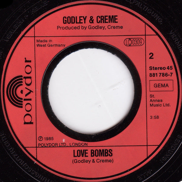 Godley & Creme : Cry (7", Single)