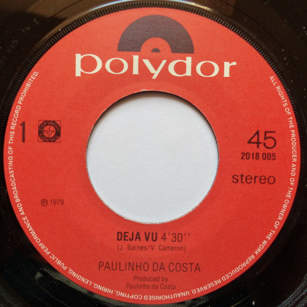 Paulinho Da Costa : Deja Vu (7", Single)