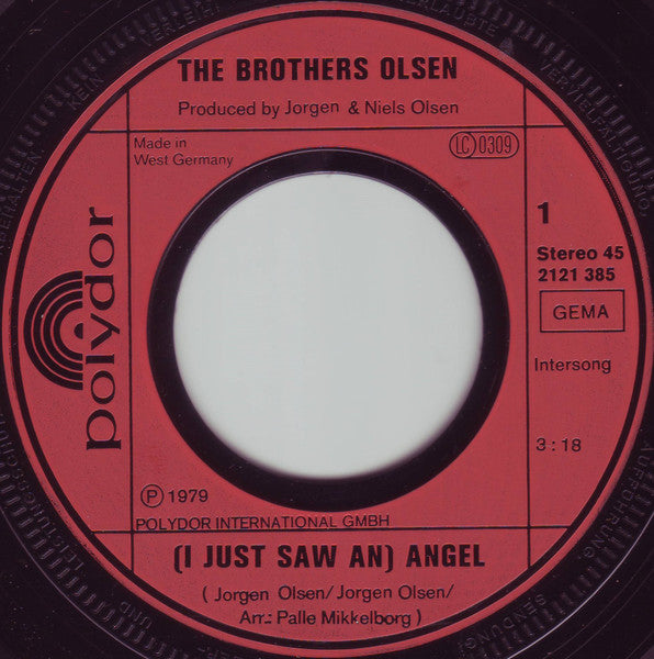The Brothers Olsen* : (I Just Saw An) Angel (7", Single)