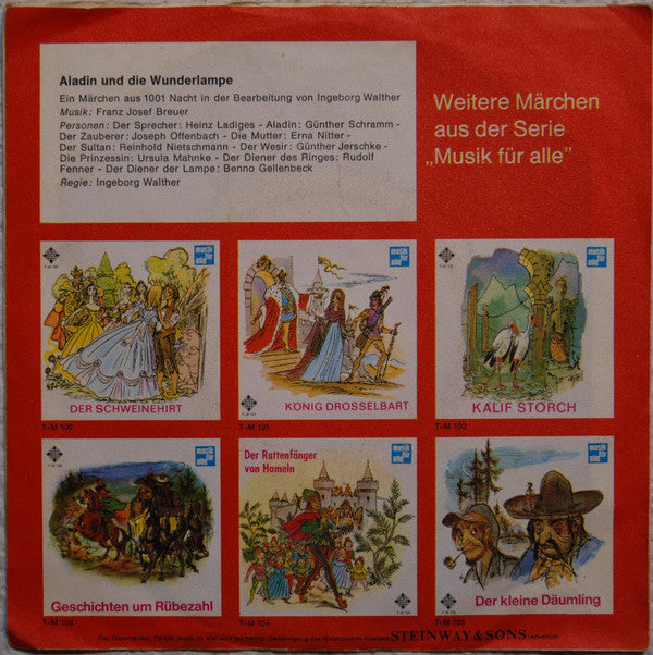Various : Aladin Und Die Wunderlampe (7")
