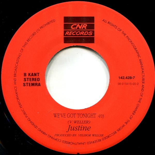 Justine Pelmelay : Hold Me (7", Single)