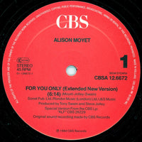 Alison Moyet : For You Only (Extended New Version) (12", Maxi)