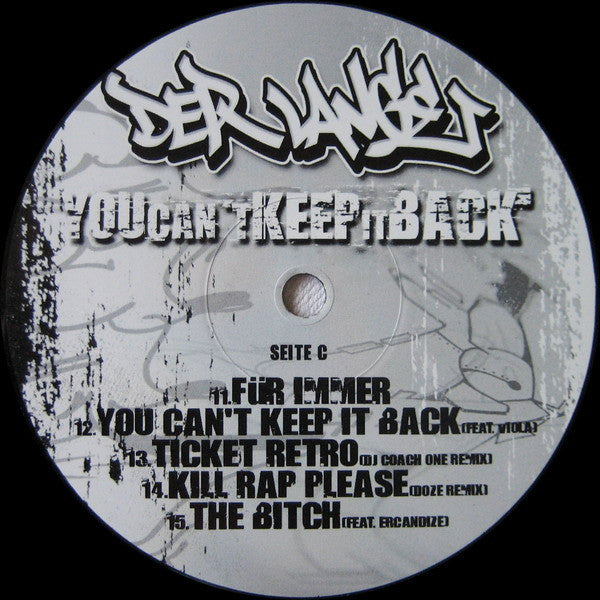 Der Lange : You Can't Keep It Back (2xLP, Album, Ltd)