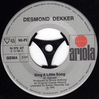 Desmond Dekker : Sing A Little Song (7", Single)
