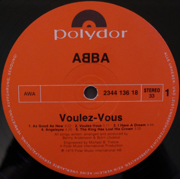 ABBA : Voulez-Vous (LP, Album)