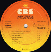 Leonard Cohen : Greatest Hits (LP, Comp)