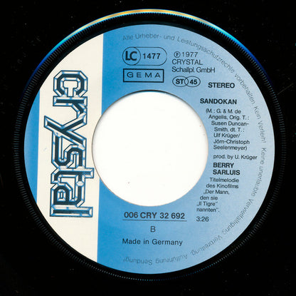 Berry Sarluis : Flieg Mit Mir (Raumschiff 1999) (7", Single)