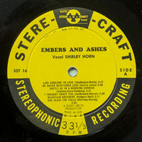 Shirley Horn : Embers And Ashes (LP, Album, yel)