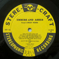 Shirley Horn : Embers And Ashes (LP, Album, yel)