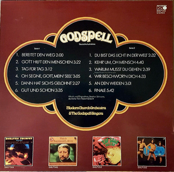 Modern Church Orchestra, The Godspell Singers : Godspell (LP, Album)