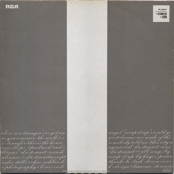 Eurythmics : Sweet Dreams Are Made Of This (LP, Album)