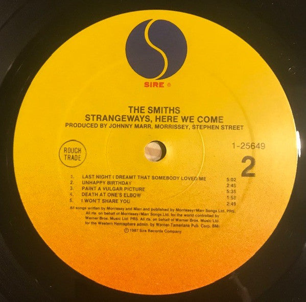 The Smiths : Strangeways, Here We Come (LP, Album, All)